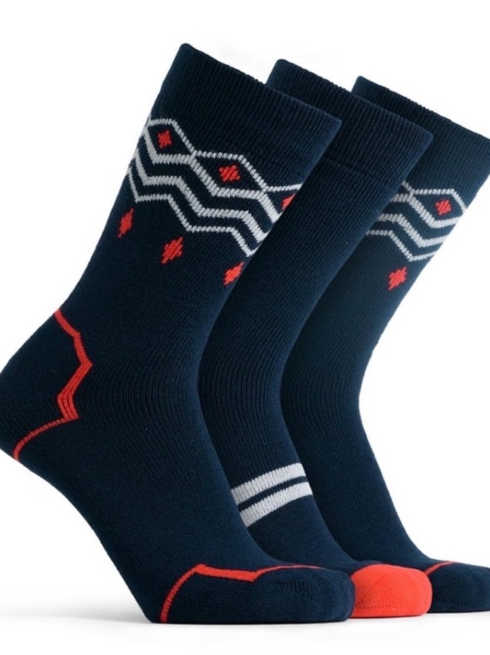 New men’s 3 pairs light heat socks shoes sz 7-12